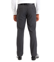 Perry Ellis Mens Modern fit Dress Pants 42 / 32 Charcoal Grey Stretch