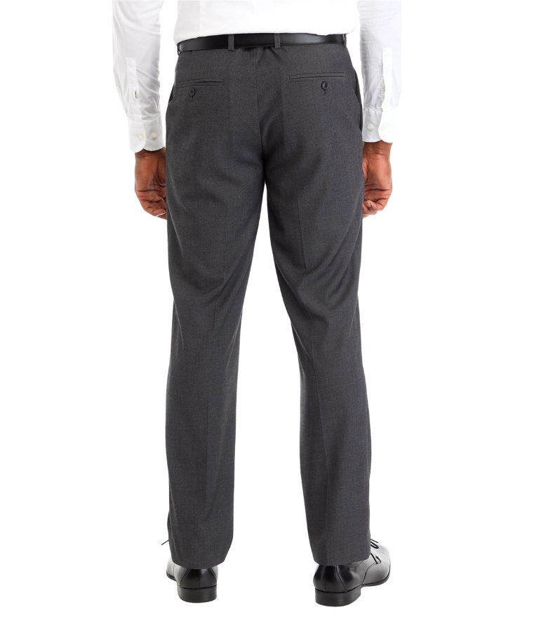 Perry Ellis Mens Modern fit Dress Pants 42 / 32 Charcoal Grey Stretch