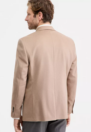 Michael Kors Mens Classic fit Sport Coat Blazer 42 S Beige Solid