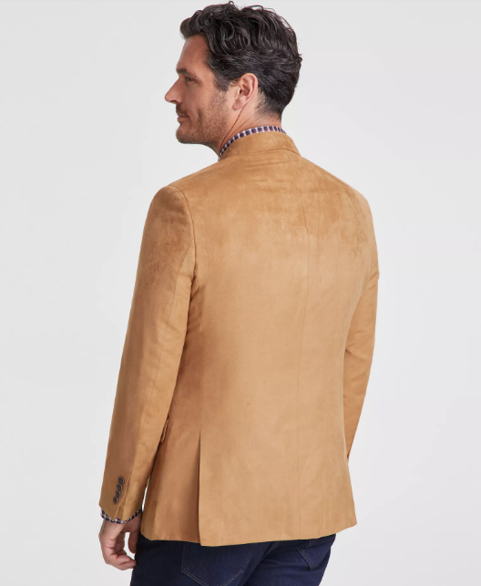 Nautica Mens Modern fit Sport Coat Blazer 36 S Brown Solid
