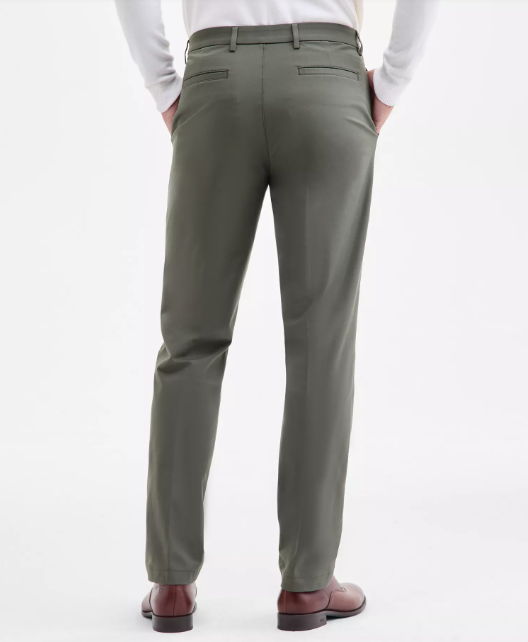 Michael Kors Mens Classic fit Dress Pants 40 / 32 Cedar Green Solid