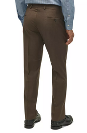 Brooks Brothers Mens Classic fit Dress Pants 36 / 32 Brown Solid Stretch