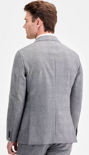 Ted Baker Mens Modern fit Double Breasted Sport Coat Blazer 46 R Black Plaid