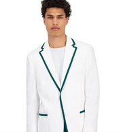 Tommy Hilfiger Mens Modern fit Sport Coat Blazer 46 R White Green