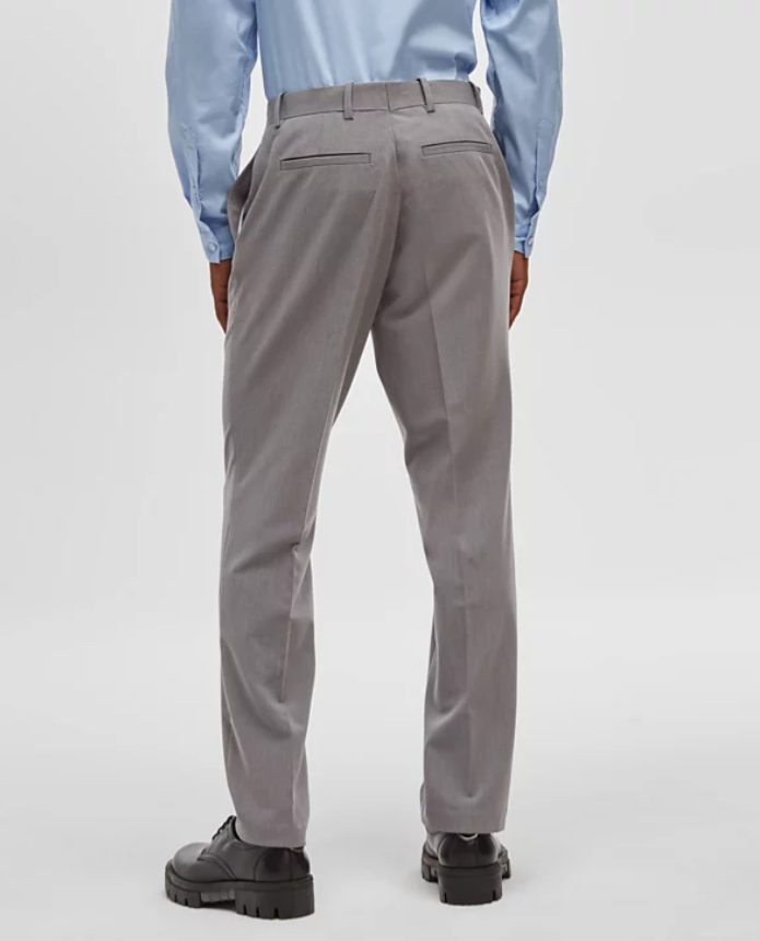 Mode of One Mens Classic fit Casual Pants 32 / 34 Grey Solid