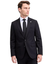 Ted Baker Mens Modern fit Wool Suit Jacket Blazer 40 R Black Solid
