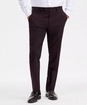 Ted Baker Mens Modern fit Dress Pants 40 / 30 Red Solid Stretch