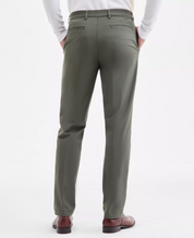 Michael Kors Mens Classic fit Dress Pants 36 / 30 Green Solid Stretch