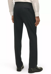 Brooks Brothers Mens Classic fit Dress Pants 44 / 30 Black Solid