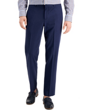 Perry Ellis Mens Modern fit Dress Pants 38 / 30 Navy Blue Solid Stretch