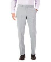 Perry Ellis Mens Modern fit Dress Pants 38 / 32 Light Grey Solid Stretch