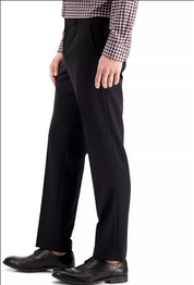 Perry Ellis Mens Modern fit Dress Pants 32 / 30 Black Solid Stretch