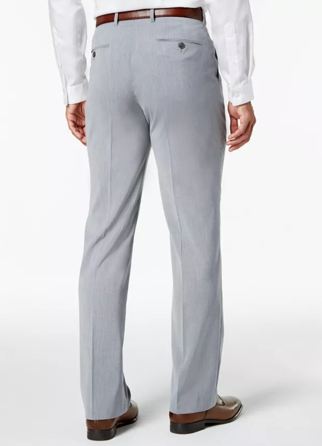 International Concepts Mens Classic fit Dress Pants 34 / 30 Light Grey
