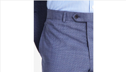 Brooks Brothers Mens Classic fit Dress Pants 30 / 30 Denim Blue Check Stretch