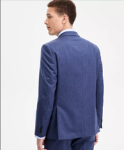 Tommy Hilfiger Mens Modern fit Sport Coat Blazer 46 R Navy Blue Solid Stretch