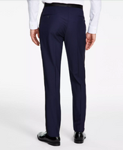 Brooks Brothers Mens Classic fit Tuxedo Pants 38 / 32 Blue Solid