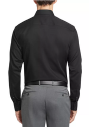 Calvin Klein Mens Regular fit Dress Shirt XL 17 in 34-35 Black