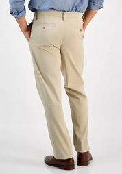 Club Room Mens Straight fit Chinos Pants 36 / 30 Beige Solid
