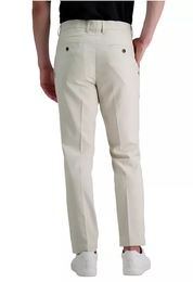 Kenneth Cole Mens Slim fit Dress Pants 38 / 30 Beige Solid Stretch