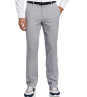 Perry Ellis Mens Slim fit Dress Pants 34 / 30 Light Grey Solid