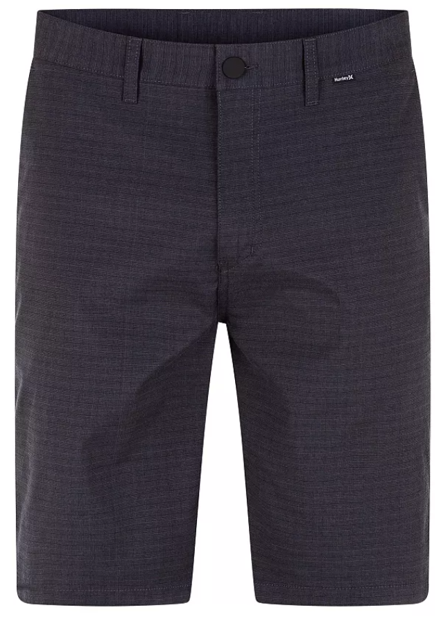 Hurley Mens Regular fit Casual Shorts 34 Black Plaid