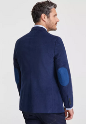 Nautica Mens Modern fit Sport Coat Blazer 38 S Navy Blue Solid