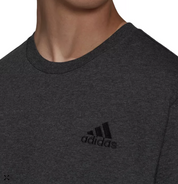 Adidas Mens Regular fit Long Sleeve Crewneck Sweatshirt Small Charcoal Grey