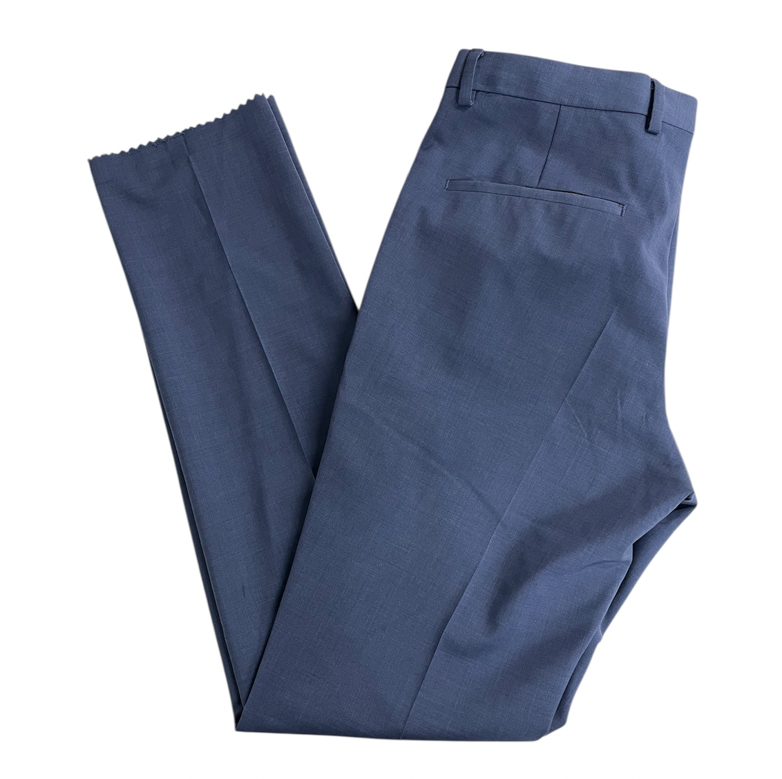 Hugo Boss Mens Extra-Slim fit Dress Pants 30 / 32 Navy Blue Solid Stretch