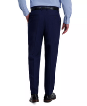 Haggar Mens Classic fit Dress Pants 36 / 29 Blue Solid