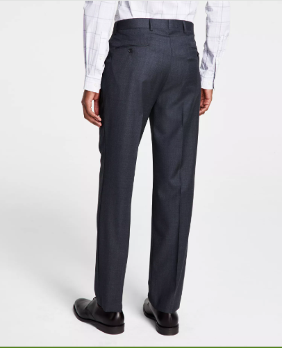 Michael Kors Mens Classic fit Dress Pants 44 / 34 Charcoal Grey Solid Stretch