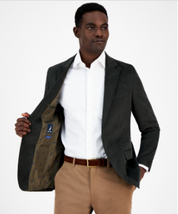 Nautica Mens Modern fit Cotton Corduroy Sport Coat Blazer 38 R Green Solid