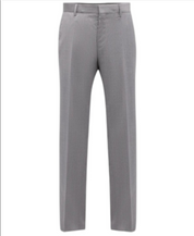 Hugo Mens Slim fit Dress Pants 32 / 30 Light Grey Solid