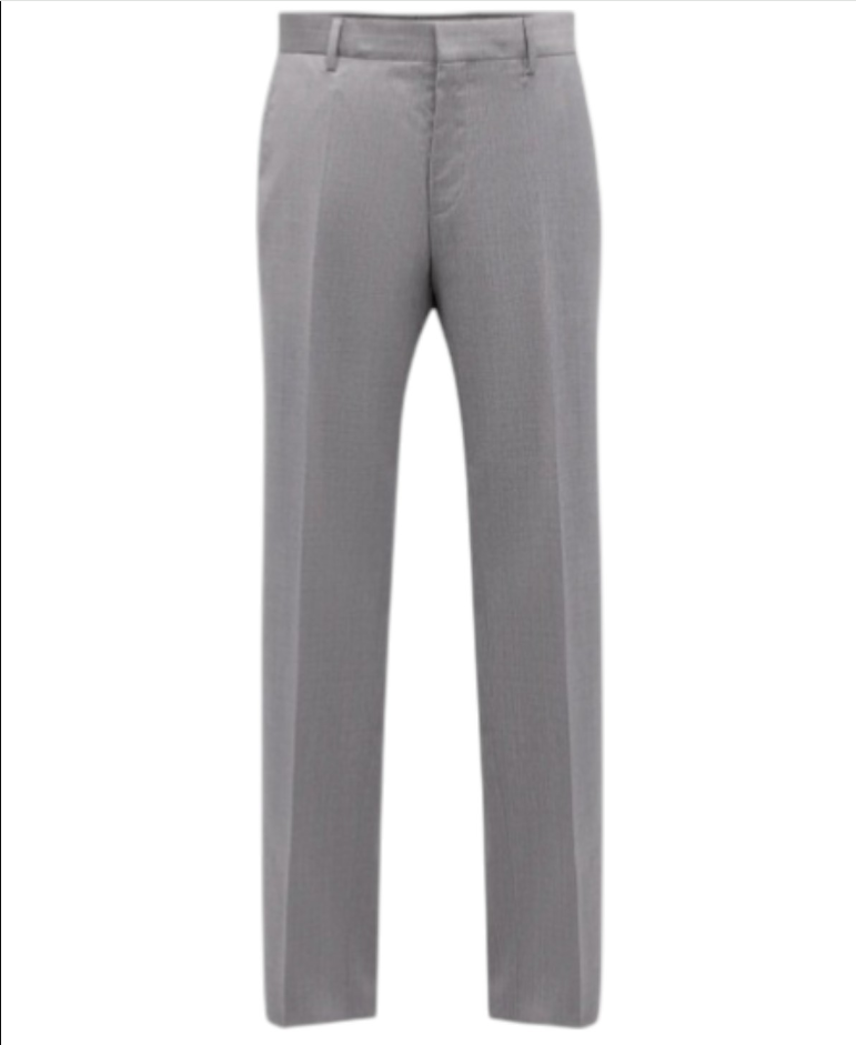 Hugo Mens Slim fit Dress Pants 32 / 30 Light Grey Solid