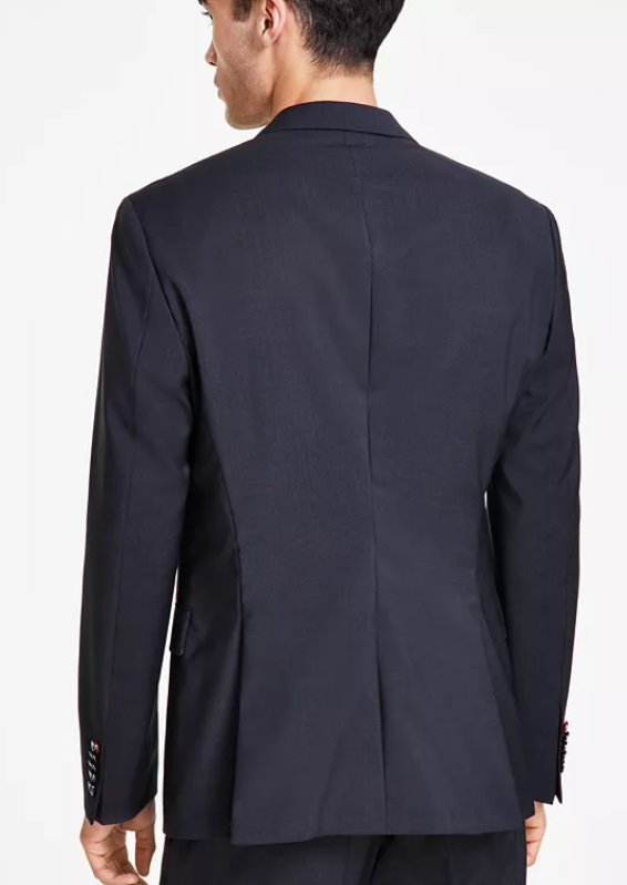 Hugo Boss Mens Modern fit Sport Coat Blazer 44 L Dark Grey Solid