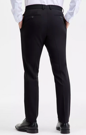 Ted Baker Mens Modern fit Dress Pants 32 / 32 Black Solid Stretch