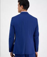 Hugo Boss Mens Modern fit Suit Jacket Blazer 48 R Blue Solid Stretch