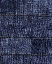 Kenneth Cole Mens Slim fit Suit Jacket Blazer 38 R Blue Plaid Stretch