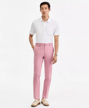 Michael Kors Mens Classic fit Dress Pants 32 / 30 Pink Solid Stretch