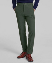 Michael Kors Mens Classic fit Dress Pants 32 / 32 Hunter Green Solid Stretch