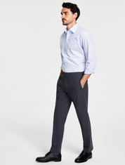 Brooks Brothers Mens Classic fit Dress Pants 40 / 30 Charcoal Grey Solid Wool