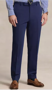 Polo Ralph Lauren Mens Classic fit Dress Pants 36 / 34 Navy Blue Solid