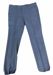 Hugo Boss Mens Modern fit Dress Pants 36 / 32 Blue Plaid