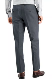 Perry Ellis Mens Modern fit Dress Pants Pants 36 / 30 Grey Solid Stretch