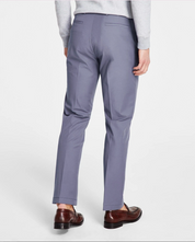 Michael Kors Mens Classic fit Dress Pants 44 / 32 Mid Blue Solid Stretch