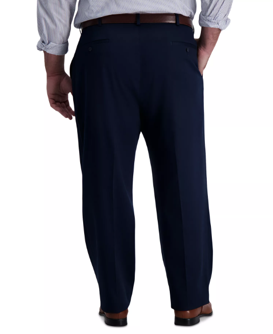 Dockers Mens Classic Fit fit Khaki Pants 44 / 34 Blue Solid