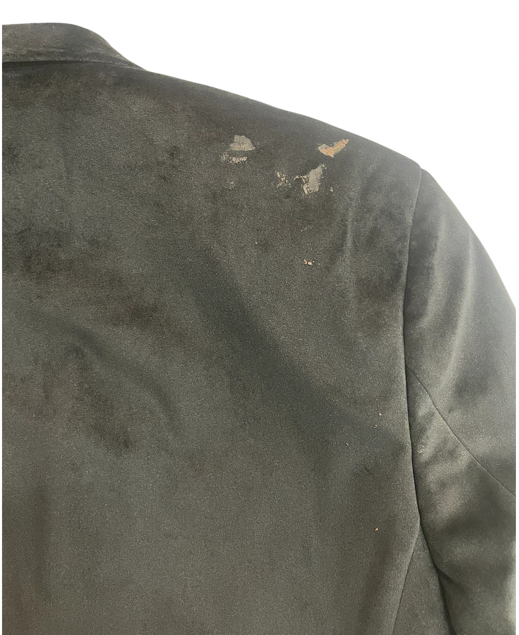 Bar Iii Mens Slim fit Velvet Sport Coat Blazer 46 L Black Solid