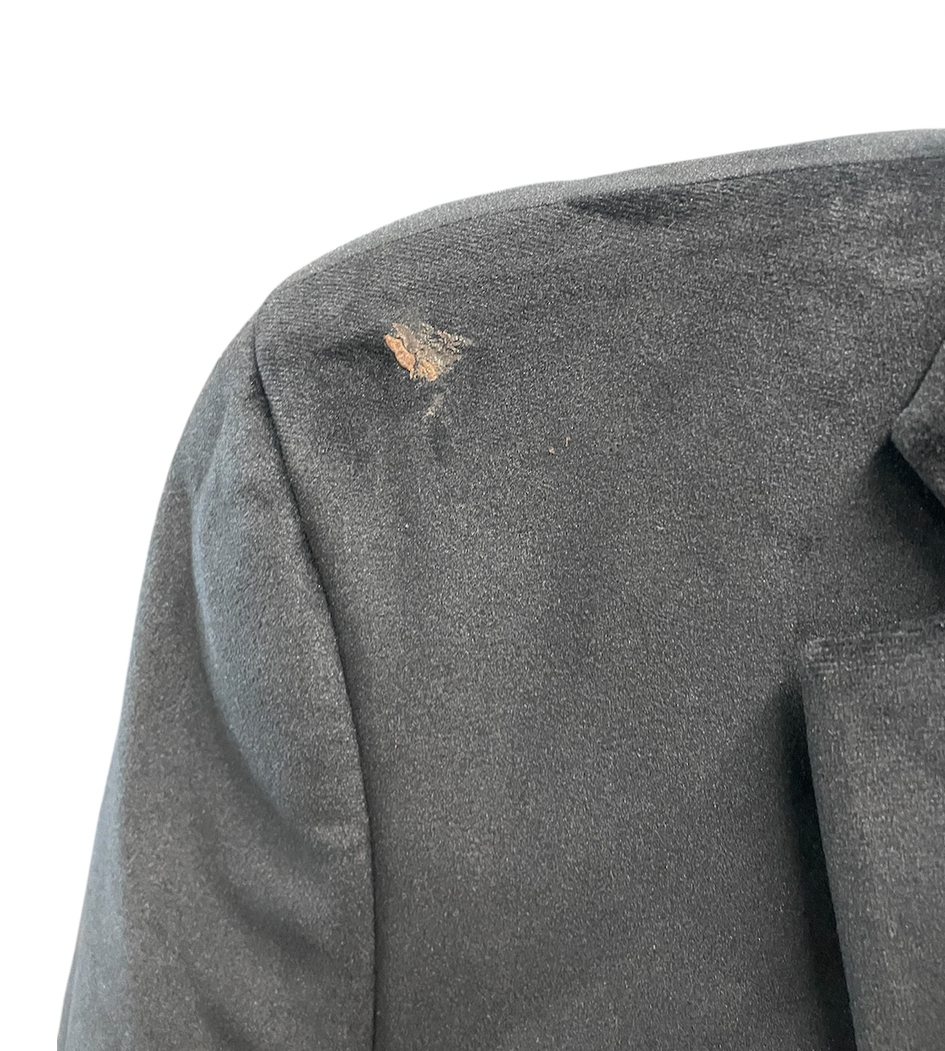 Bar Iii Mens Slim fit Velvet Sport Coat Blazer 42 R Black Solid