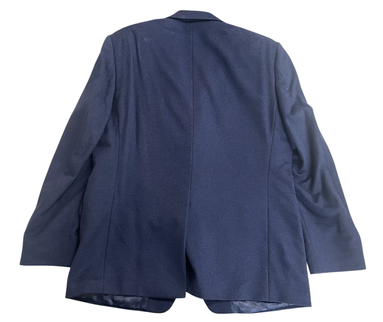 Michael Kors Mens Classic fit Sport Coat Blazer 40 R Navy Blue Solid