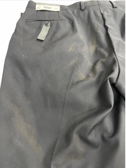 Michael Kors Mens Classic fit Dress Pants 38 / 29 Black Solid Wool