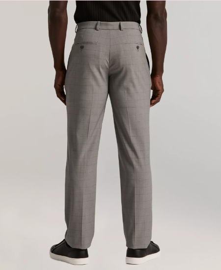 perry ellis dress pants Portfolio Men's Slim Fit Non-Iron Textured Stretch Pant, Chinchilla, 36W x 34L at Amazon Men's Clothing store Glen plaid designTailored fitFlat Perry Ellis Men's Slim Micro